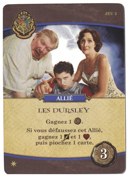 Harry Potter Bataille à Poudlard Les Dursleys 2020 Myludo